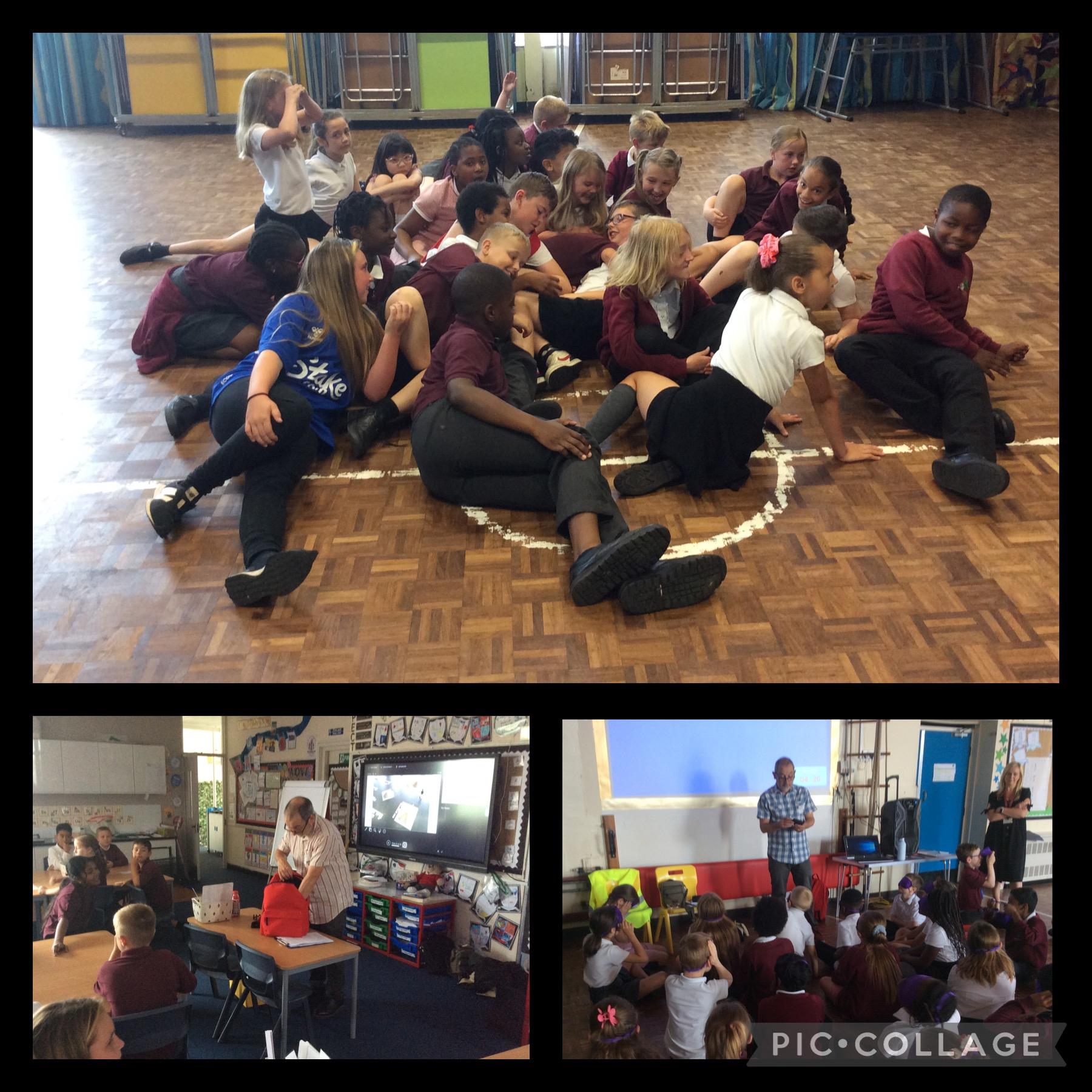 Our project explored oracy and confidence. Children were immersed into roles of refugees.